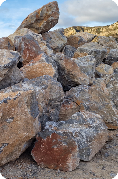 Distribuidor de escollera en La Rioja y alrededores