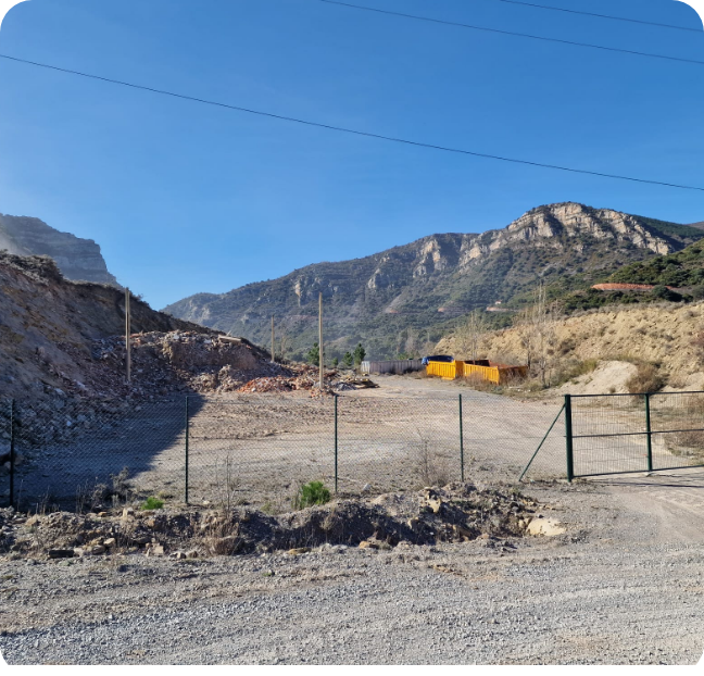 Colocación de escollera en La Rioja