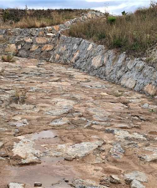 Colocación de escollera en La Rioja Canal Murillo