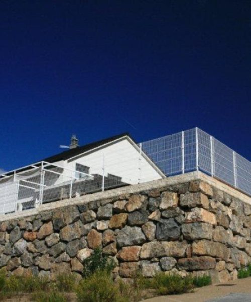 Colocación de escollera en La Rioja Chalet Villamediana