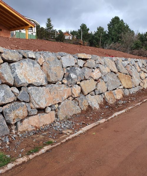 Colocación de escollera en La Rioja El Rasillo