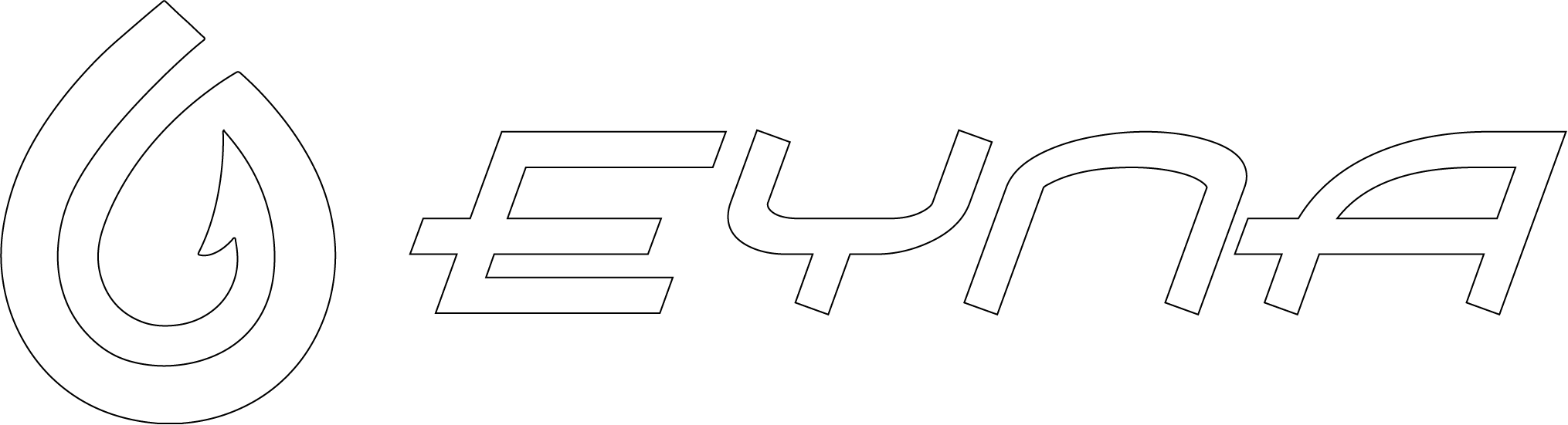 Nuevo logo EYNA perfil negro